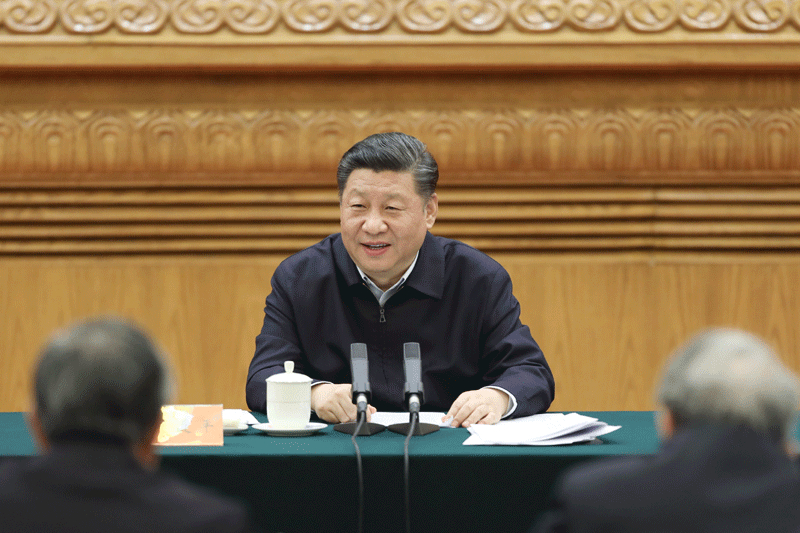 2019年3月18日，習(xí)近平總書記在北京主持召開學(xué)校思想政治理論課教師座談會并發(fā)表重要講話。